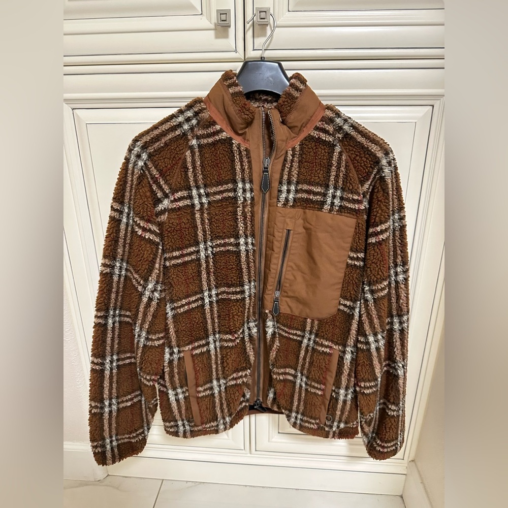 Burberry House Check Pattern Jacket Men Size XL
